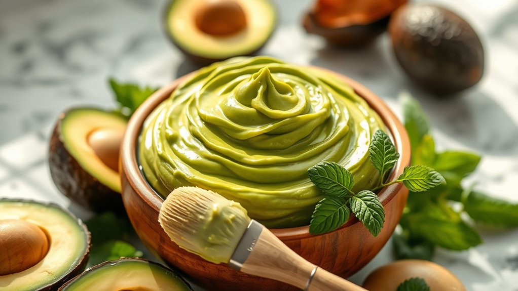 DIY Avocado Face Mask That Leaves Skin Baby-Soft
